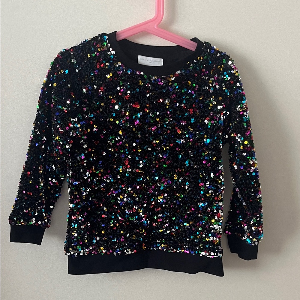 Stella McCartney Multicolor Sequin Kids Sweatshirt